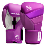 Hayabusa T3 Neon Boxing Gloves - Neon Purple