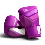 Hayabusa T3 Neon Boxing Gloves - Neon Purple