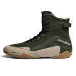 Hayabusa Talon Boxing Shoes - Unisex - Green/Brown