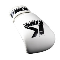 King Pro Boxing Gloves - BGVL 3 - White / Black