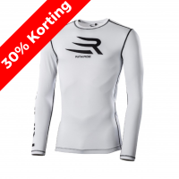 Rinkage Basis Long Sleeve Rashguard - White