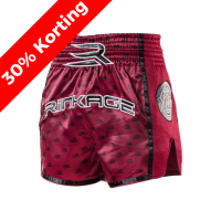 Rinkage Thai Stallion Muay Thai Short - Dark Red