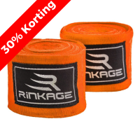 Rinkage Vanquish Handwraps - 450 cm - Orange