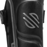 Sanabul Core Series Hook and Loop Shinguards - Black and Metal