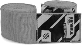 Sanabul Elastic Professional Bandages - 4,5 m - Silver