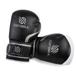 Sanabul Essential Gel Boxing Gloves - Black, Silver