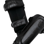 Sanabul Essential Hook and Loop Shinguards - Black