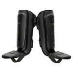 Sanabul Essential Hook and Loop Shinguards - Black