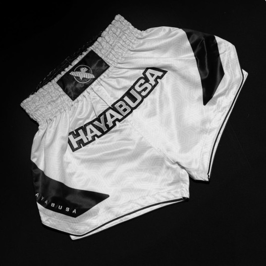 Hayabusa Core Muay Thai Shorts - Weiß