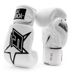 Yokkao Institution Boxing gloves - microfiber leather - White