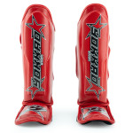 Yokkao Institution Shinguards - Microfiber - Red