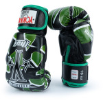 Yokkao - Limited Edition - Broken Boxing Gloves - Genuine Leather - Black / Green