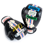 Yokkao - Limited Edition - First At The Race Boxing Gloves - Genuine Leather - Black