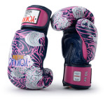 Yokkao - Limited Edition - Hawaii Boxing Gloves - Genuine Leather - Blue Depths