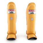 Yokkao Matrix Shin Guards - Leather - Mango