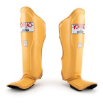 Yokkao Matrix Shin Guards - Leather - Mango