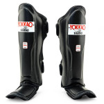 Yokkao Matrix Shinguards - Leather - Black