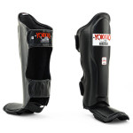 Yokkao Matrix Shinguards - Leather - Black