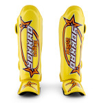 Yokkao Vertical Shin Guards - Microfiber - Yellow