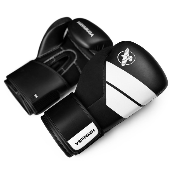 Hayabusa S4 Boxing Gloves - Black/White