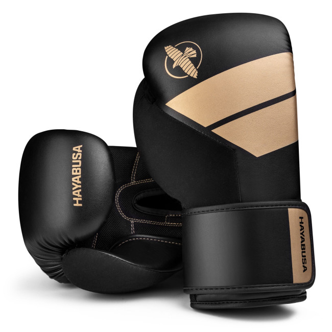 Hayabusa S4 Boxing Gloves - Black/Gold