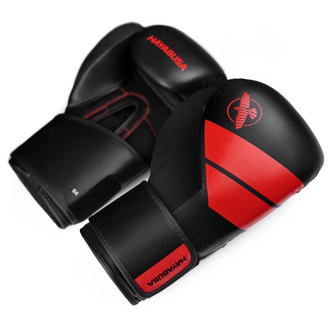 Hayabusa S4 Boxing Gloves - Black/Red