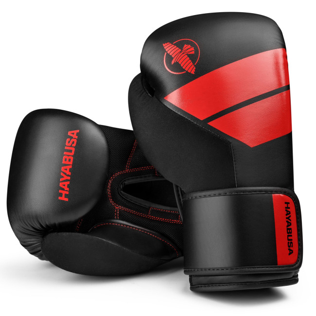 Hayabusa S4 Boxing Gloves - Black/Red