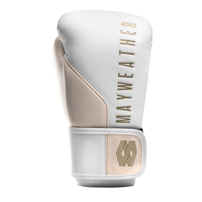 Hayabusa Mayweather Champ Boxing Gloves - White/Gold