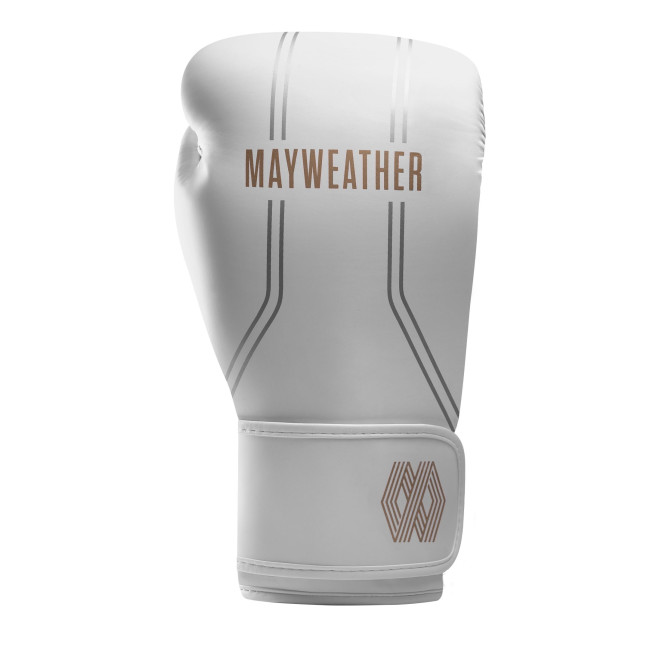 Hayabusa Mayweather Contender Boxing Gloves - White/Gold