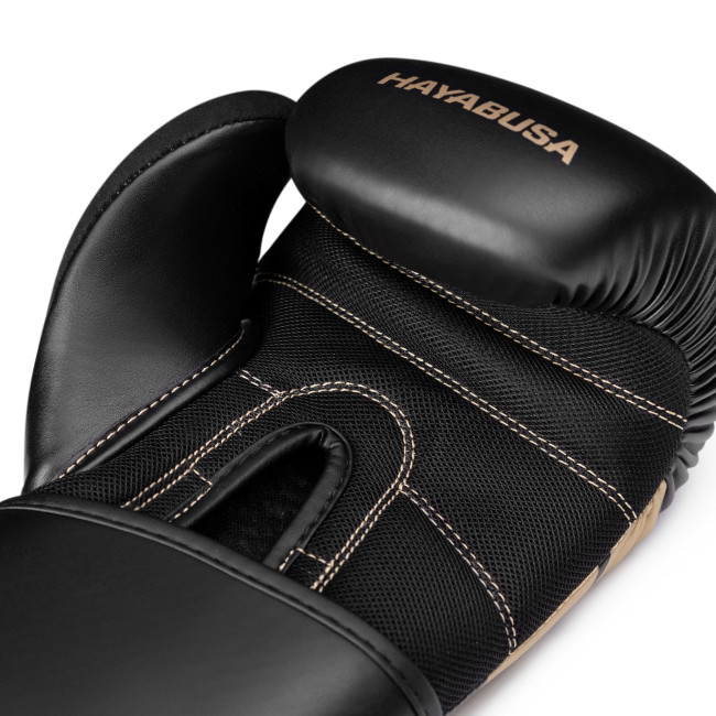 Hayabusa S4 Boxing Gloves - Black/Gold