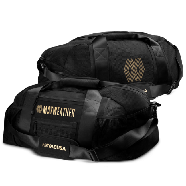 Hayabusa Mayweather Mesh Gym Bag - black / gold - 70 liter