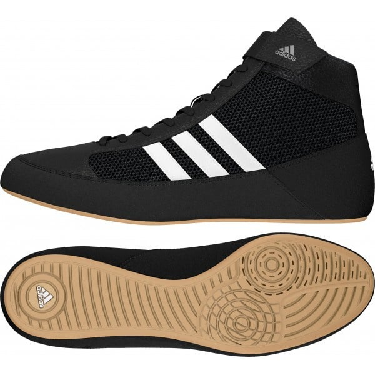 Adidas HVC 2 Boxing - Wrestling Shoes - Black