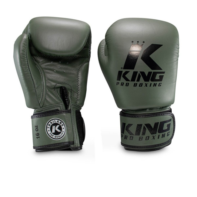 King Pro Boxing - Boxing Gloves - BGVL 3 - Black / White duplicated