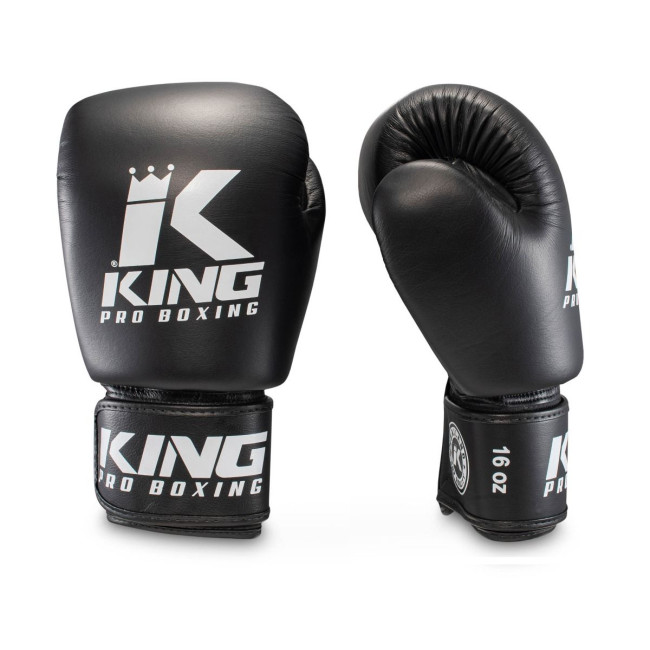 King Pro Boxing - Boxing Gloves - BGVL 3 - Black / White