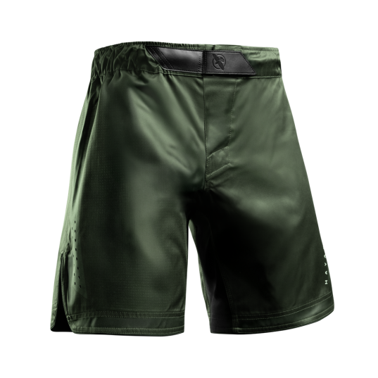 Hayabusa Core Full-Length Fight Shorts für Männer - Dunkelgrün