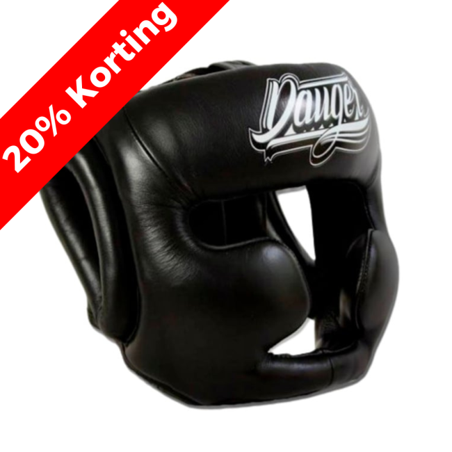 Danger Head Protector Pro - Semi leather - Black