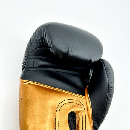 Danger Reborn Boxing Gloves - microfiber - Black/Gold