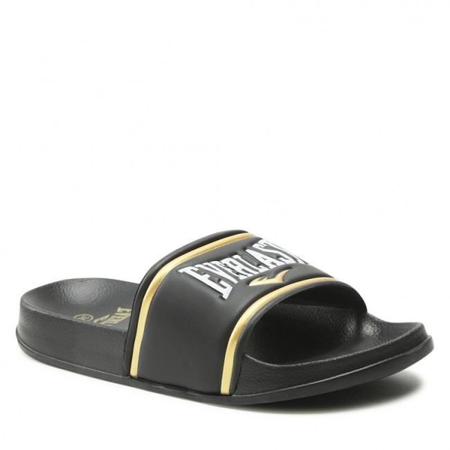 Everlast Side Slippers - Black/Gold