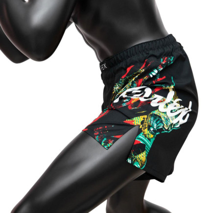 Fairtex AB13 Wild Board Shorts - MMA Shorts - Black/Red/Green