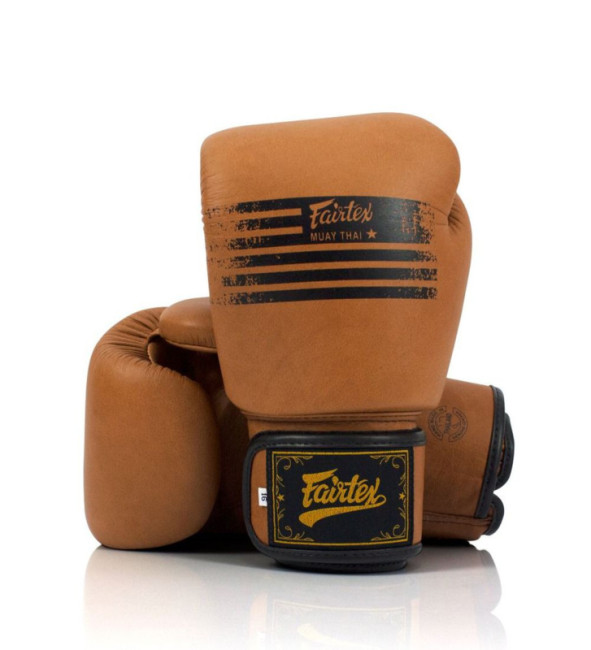 Fairtex BGV21 Legacy Boxing Gloves - genuine leather - Brown