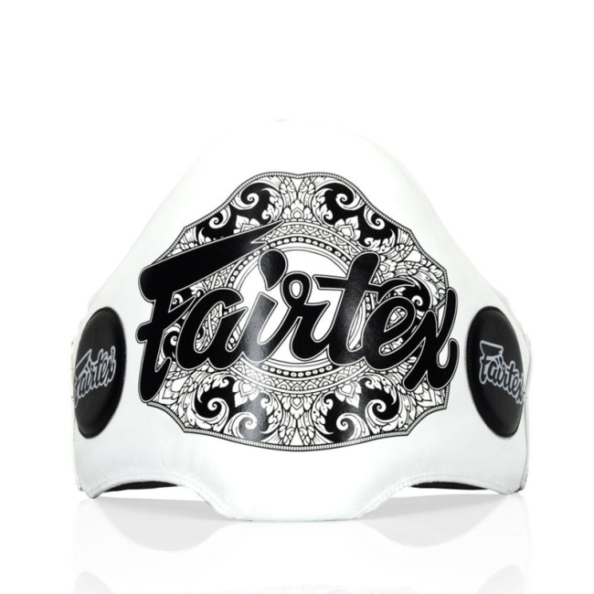 Fairtex Lightweight Belly Pad (A.K.A. "The Champion Belt") - White