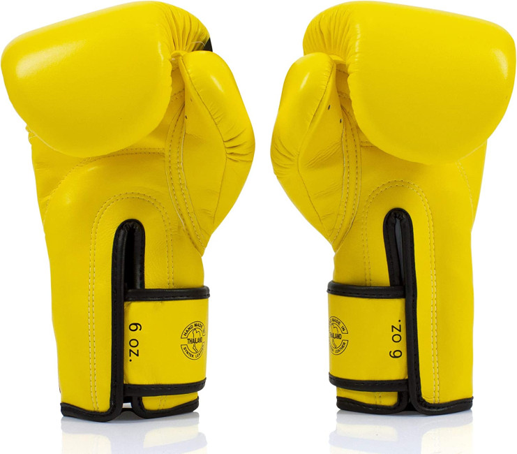 Fairtex Microfiber Boxing Gloves - Yellow