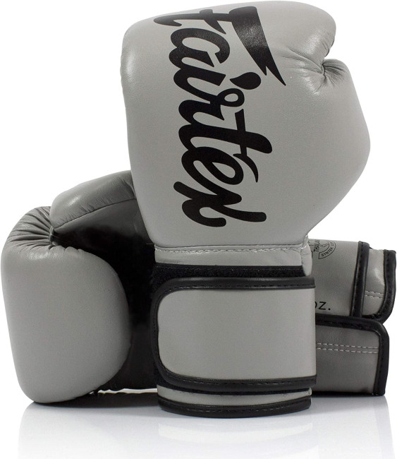 Fairtex Microfiber Boxing Gloves - Grey