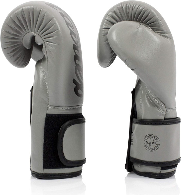 Fairtex Microfiber Boxing Gloves - Grey