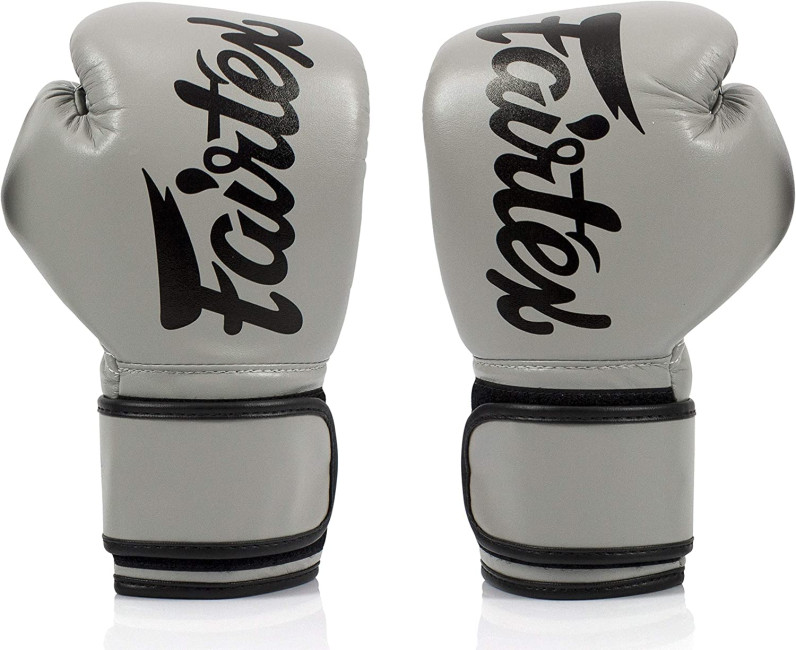 Fairtex Microfiber Boxing Gloves - Grey