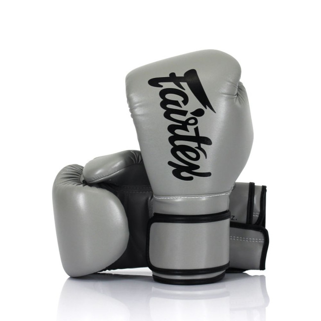 Fairtex Microfiber Boxing Gloves - Grey