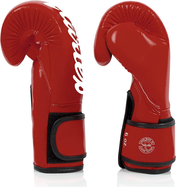 Fairtex Microfiber Boxing Gloves - Red