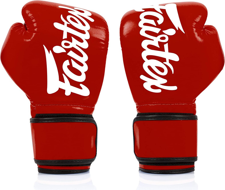 Fairtex Microfiber Boxing Gloves - Red