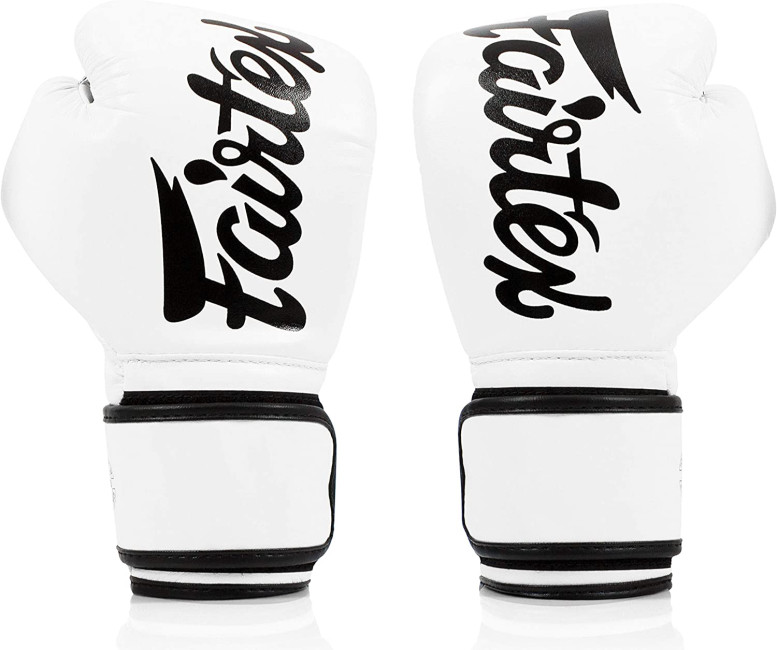 Fairtex Microfiber Boxing Gloves - White