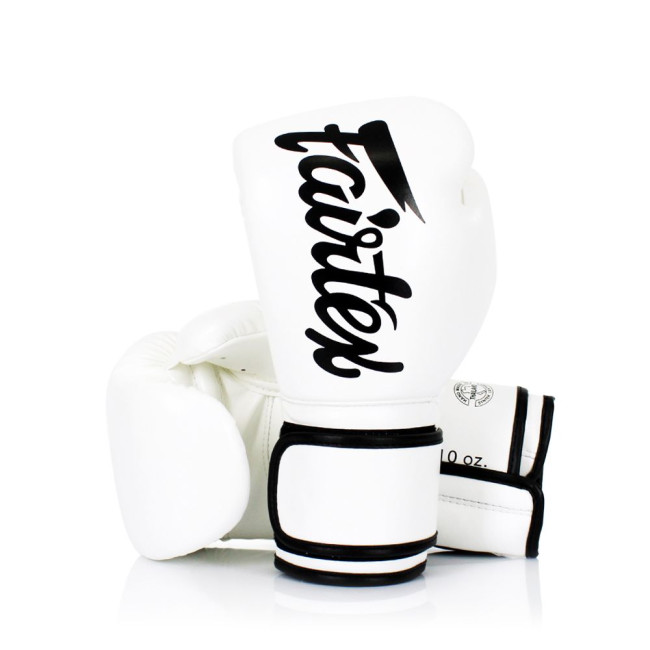 Fairtex Microfiber Boxing Gloves - White